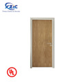 UL 20 minutes Swing Wood Fire Door et cadre Us Standard pour l&#39;hôtel, l&#39;appartement, l&#39;hôpital